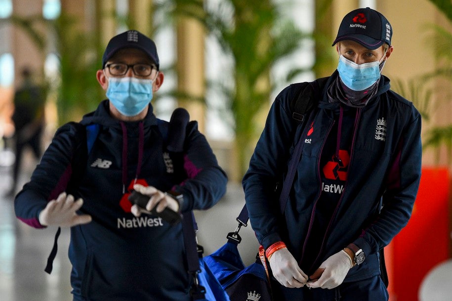 England arrived in Sri Lanka on Sunday