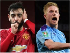 Has United’s Fernandes surpassed City’s De Bruyne this year?