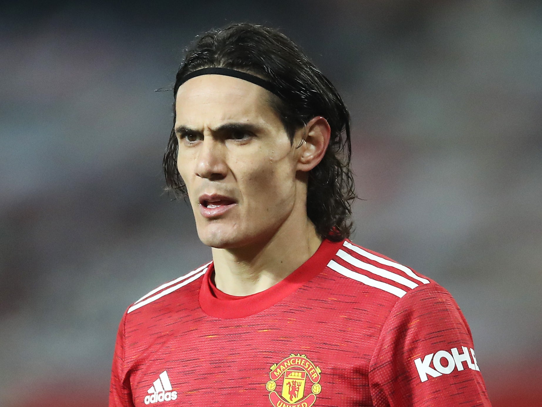 Manchester United striker Edinson Cavani