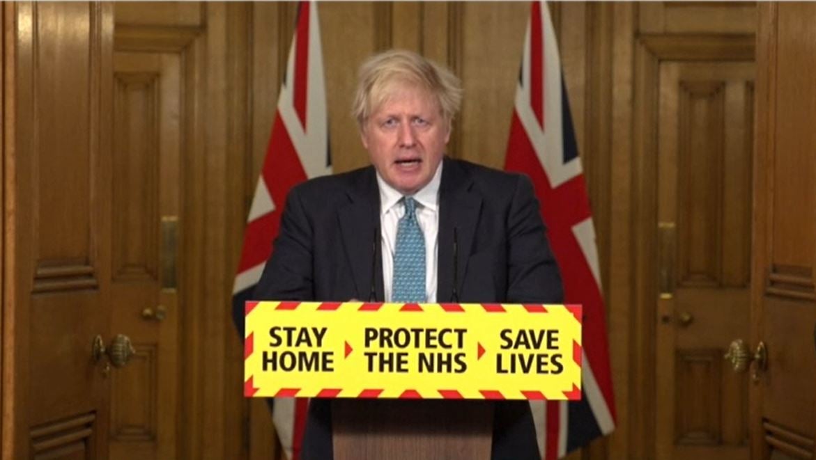 Boris Johnson addresses the nation