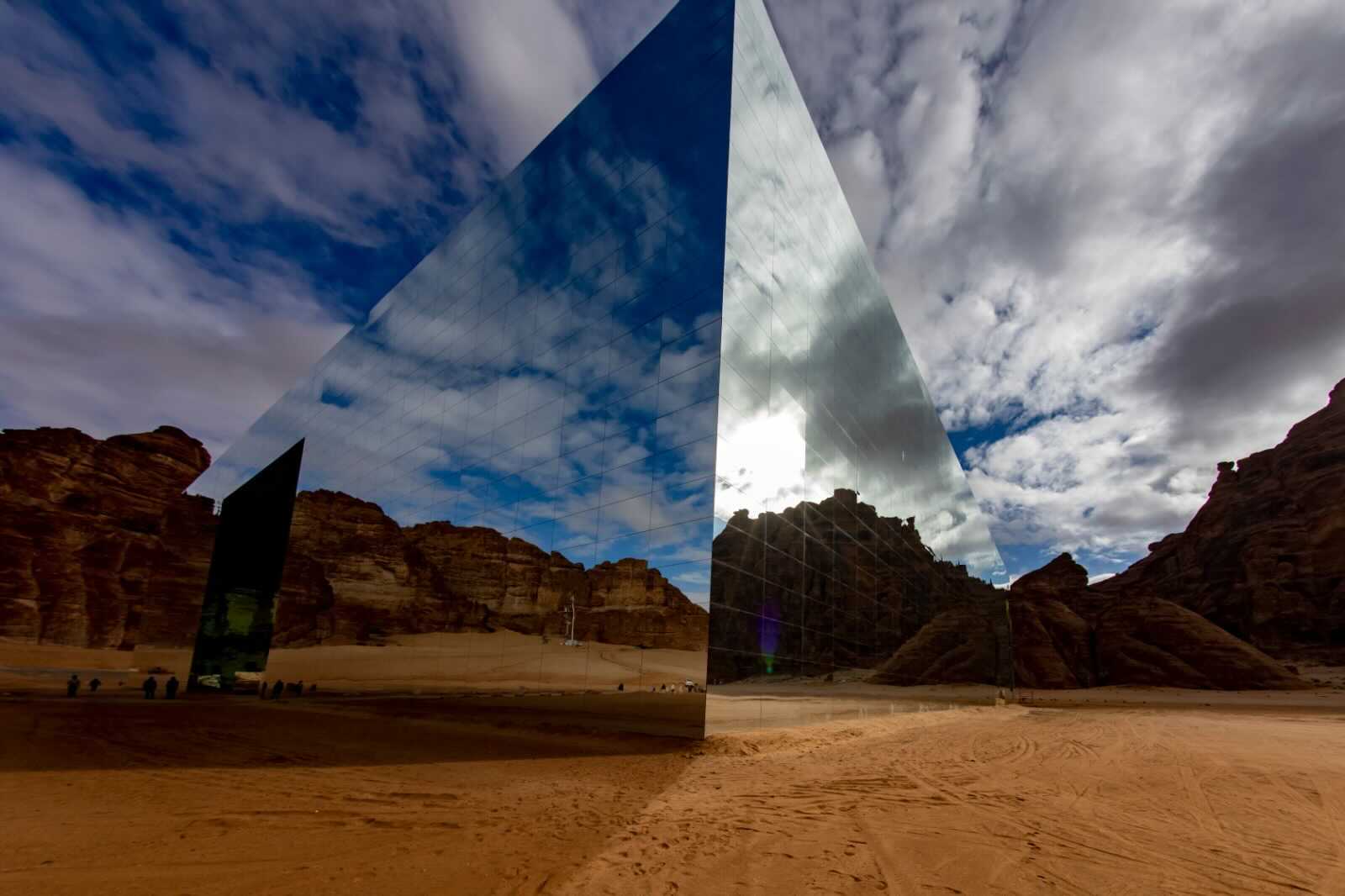 The Maraya concert hall is the world’s largest mirrored building