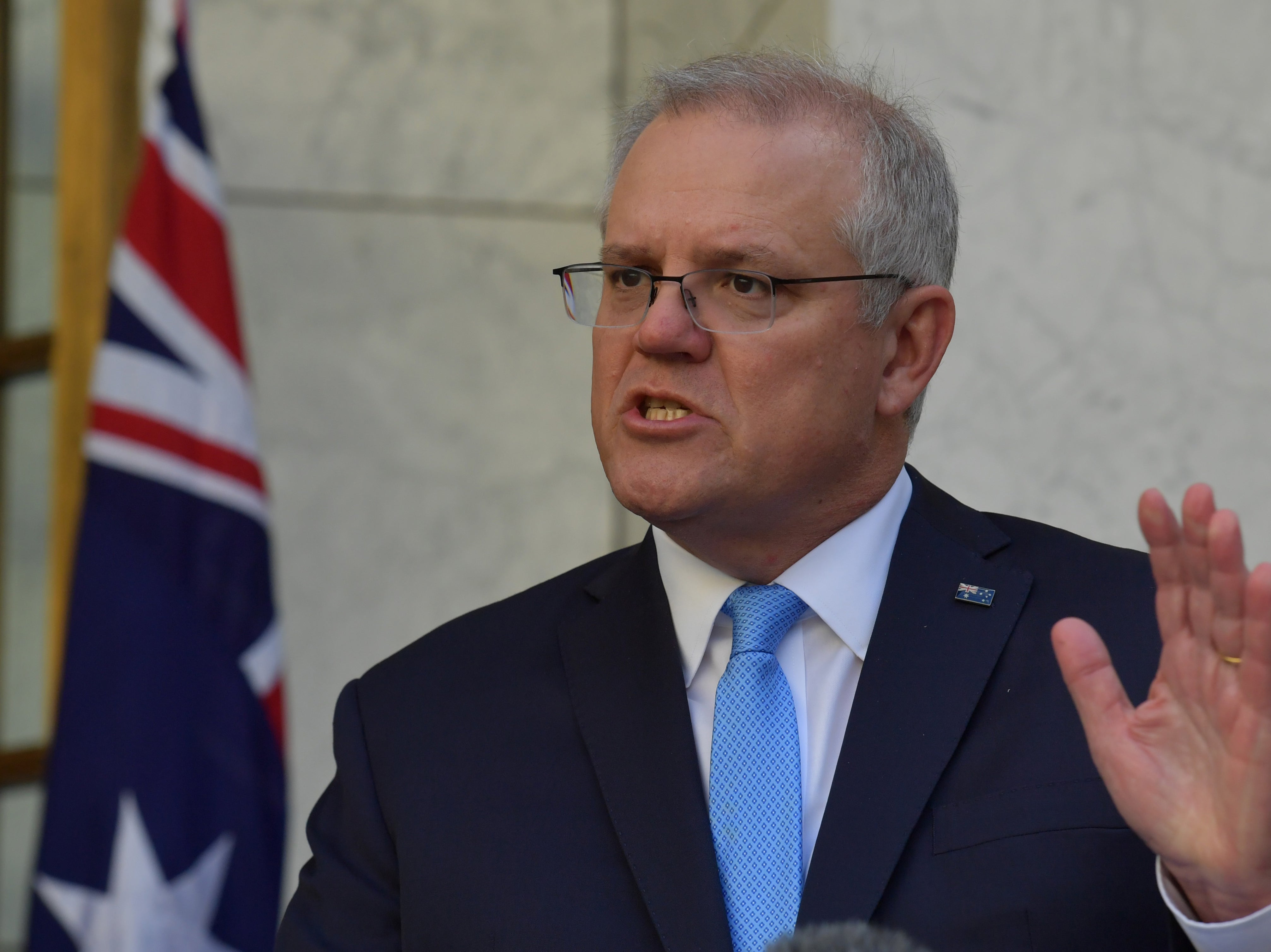 Australian prime minister Scott Morrison