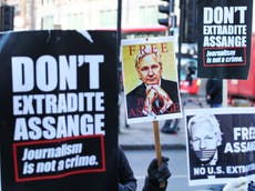 Judge refuses to free Julian Assange on bail as US appeals ruling against extradition