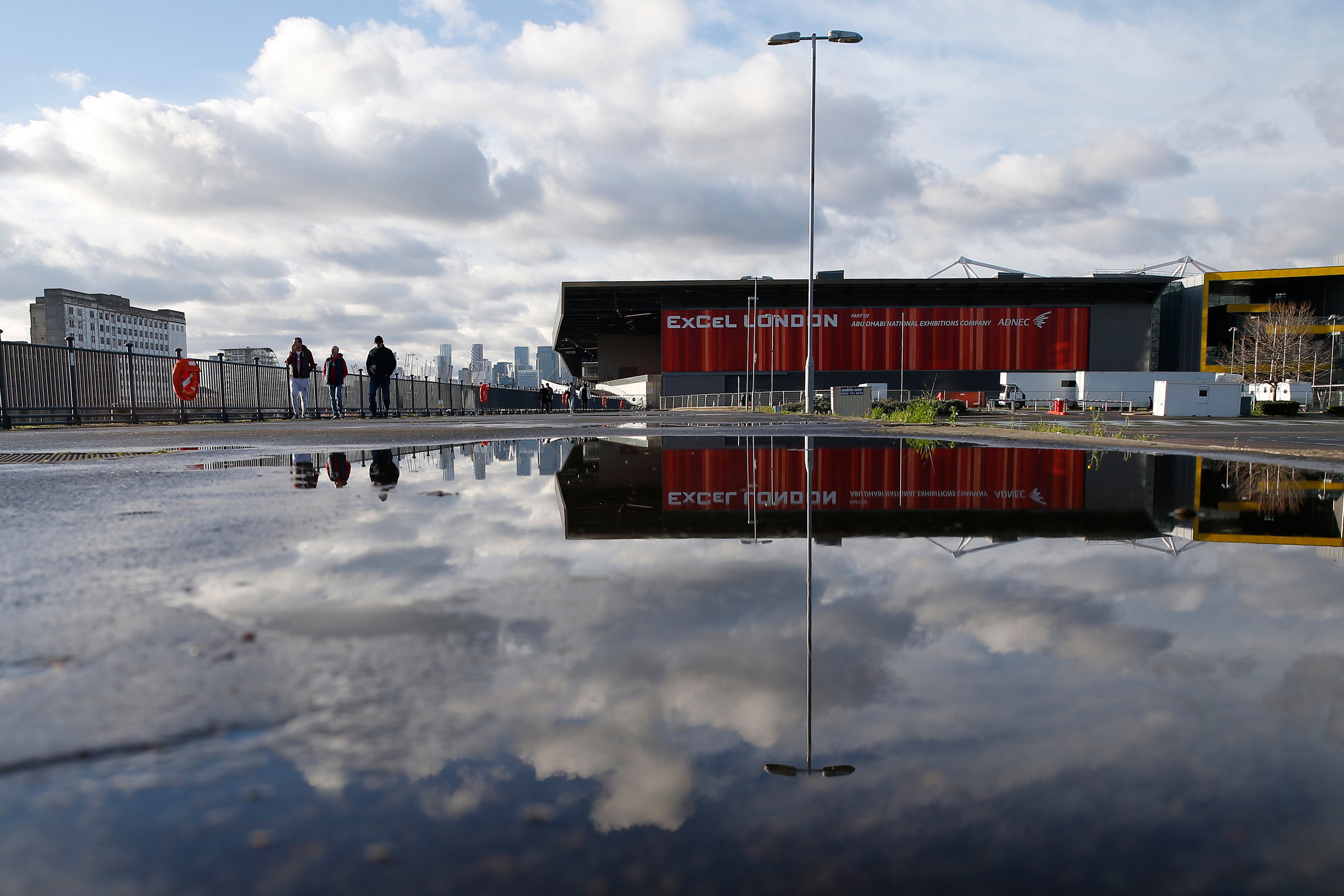 A general view of the NHS Nightingale Hospital at ExCeL London on 2 January, 2021 in London, England. The ExCel centre is set to serve as a mass vaccination site.