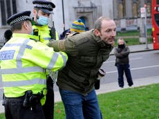 21 arrested at anti-lockdown protest in London