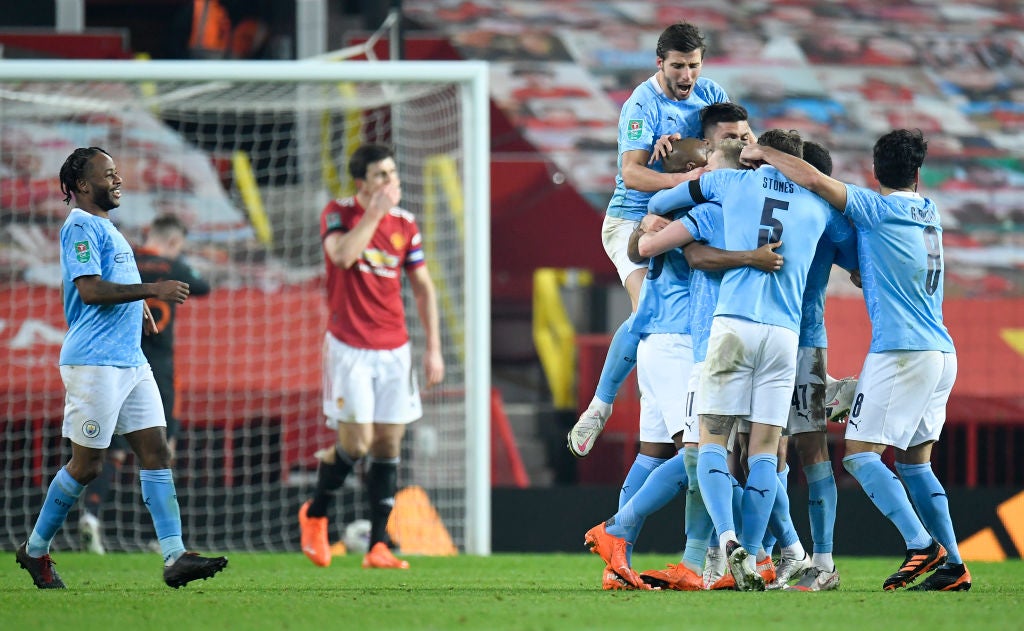 Man City celebrate