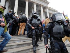 Shocking video shows mob dragging police officer down Capitol stairs