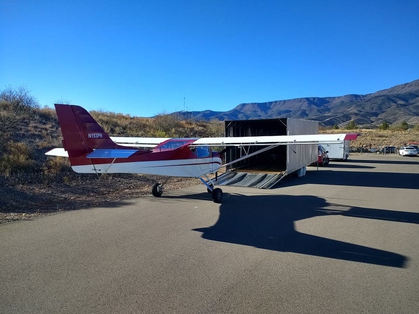 A photo of the stolen aircraft