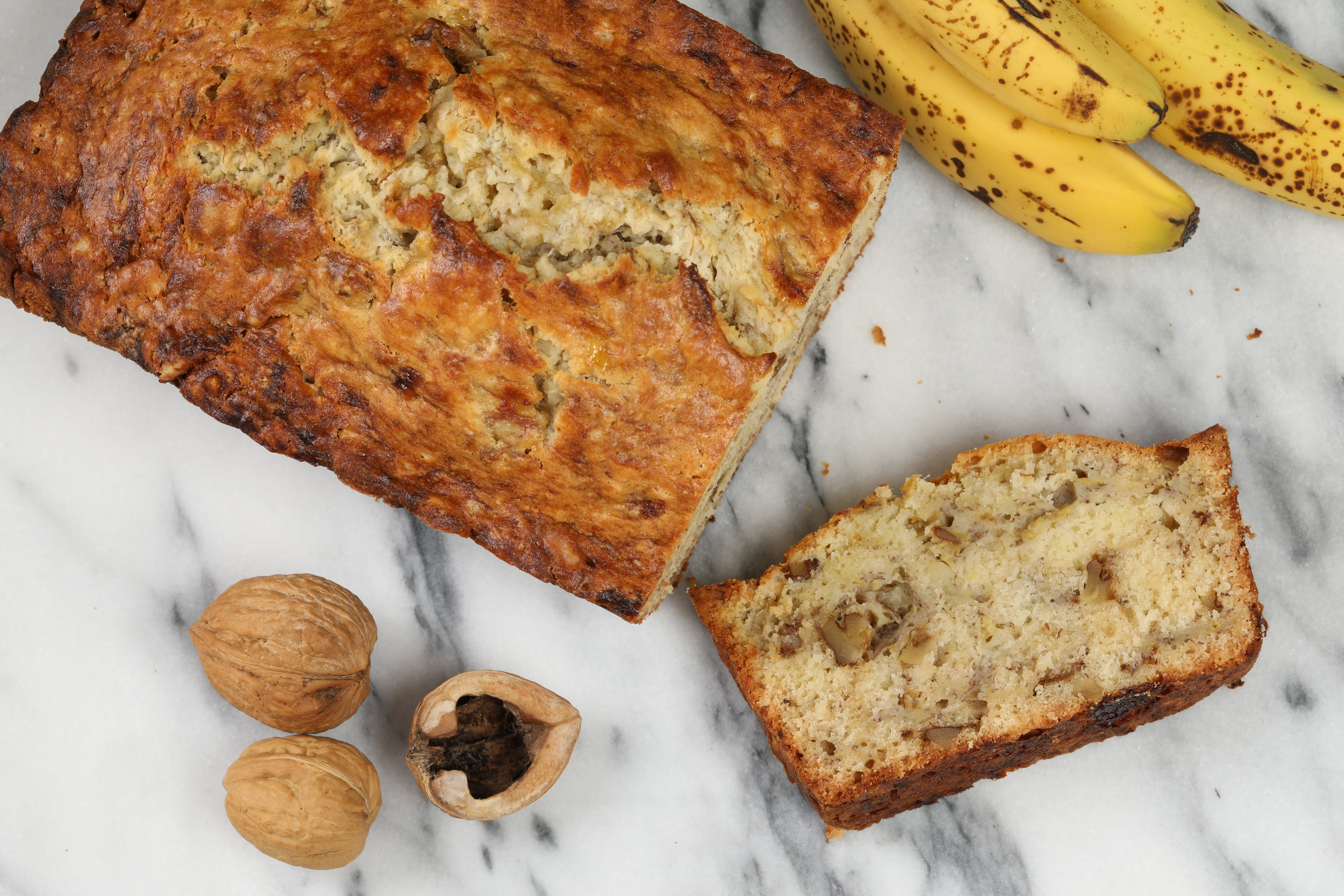 Banana bread is a great way to use overripe bananas - but smoothies may be a healthier option
