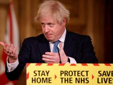 Boris Johnson tells Covid truthers to ‘grow up’