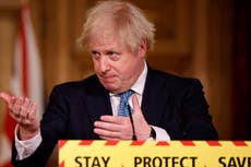 Boris Johnson tells Covid truthers to ‘grow up’