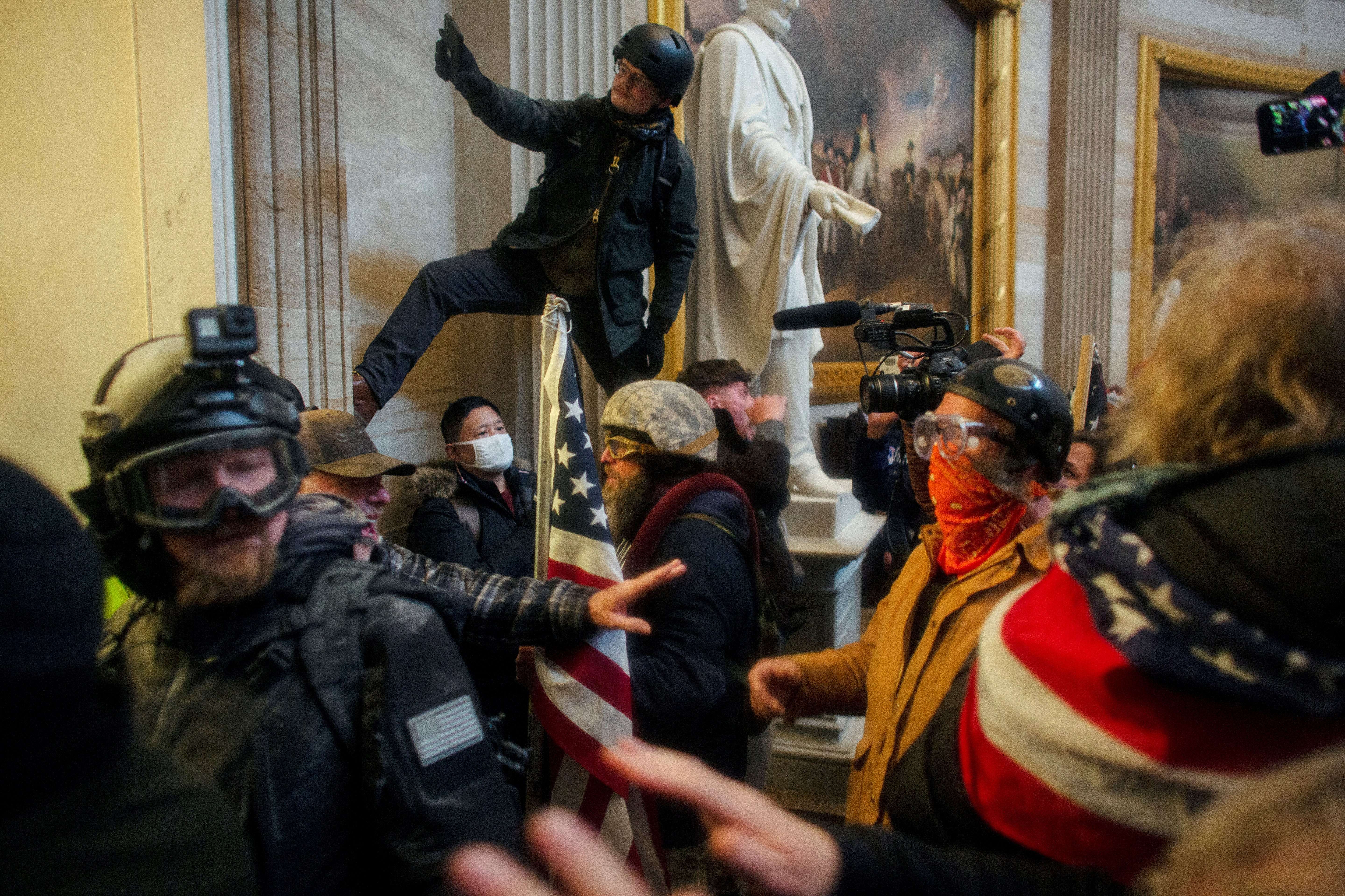 Protesters storm the US Capitol on Wednesday