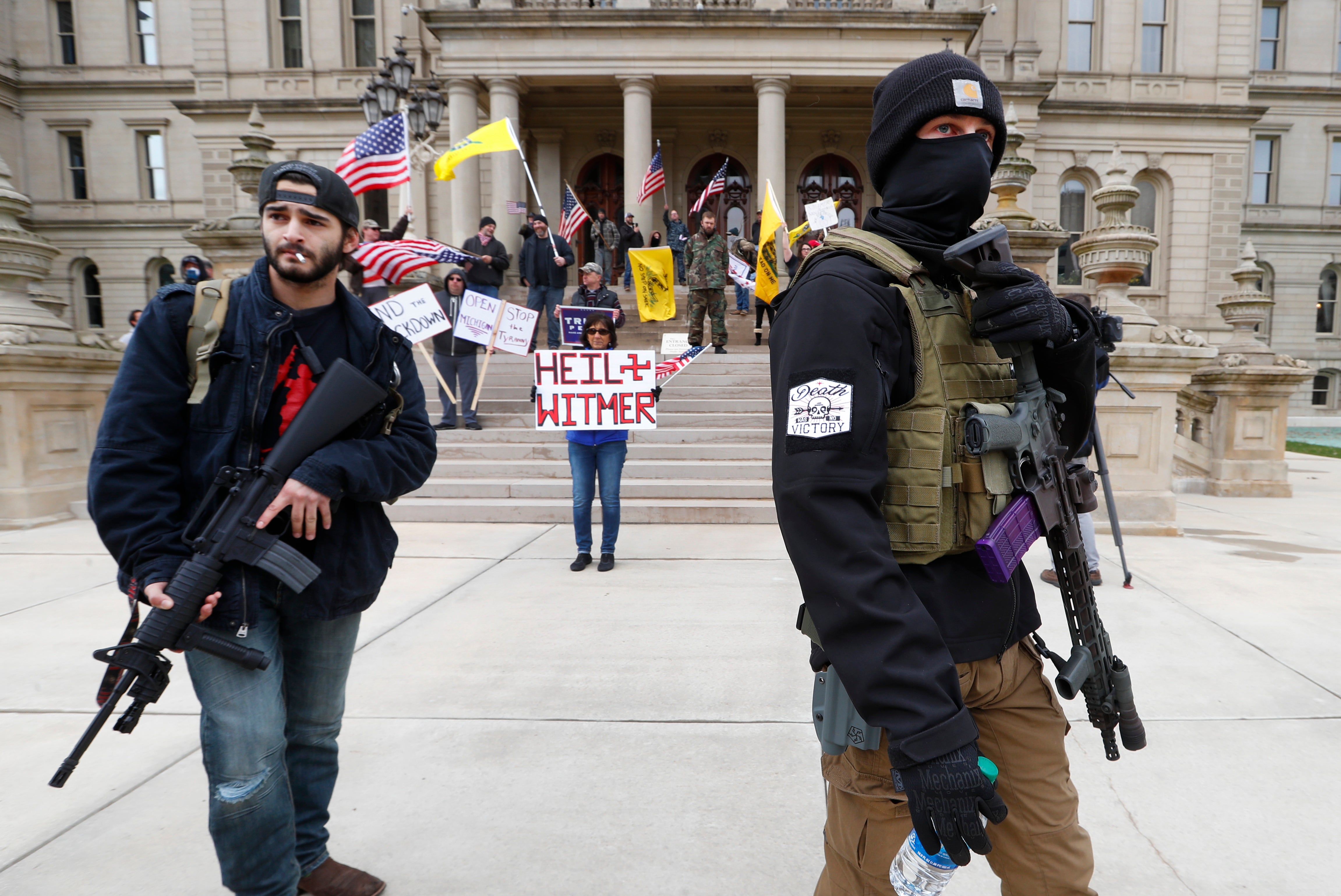 US Capitols Armed Protests