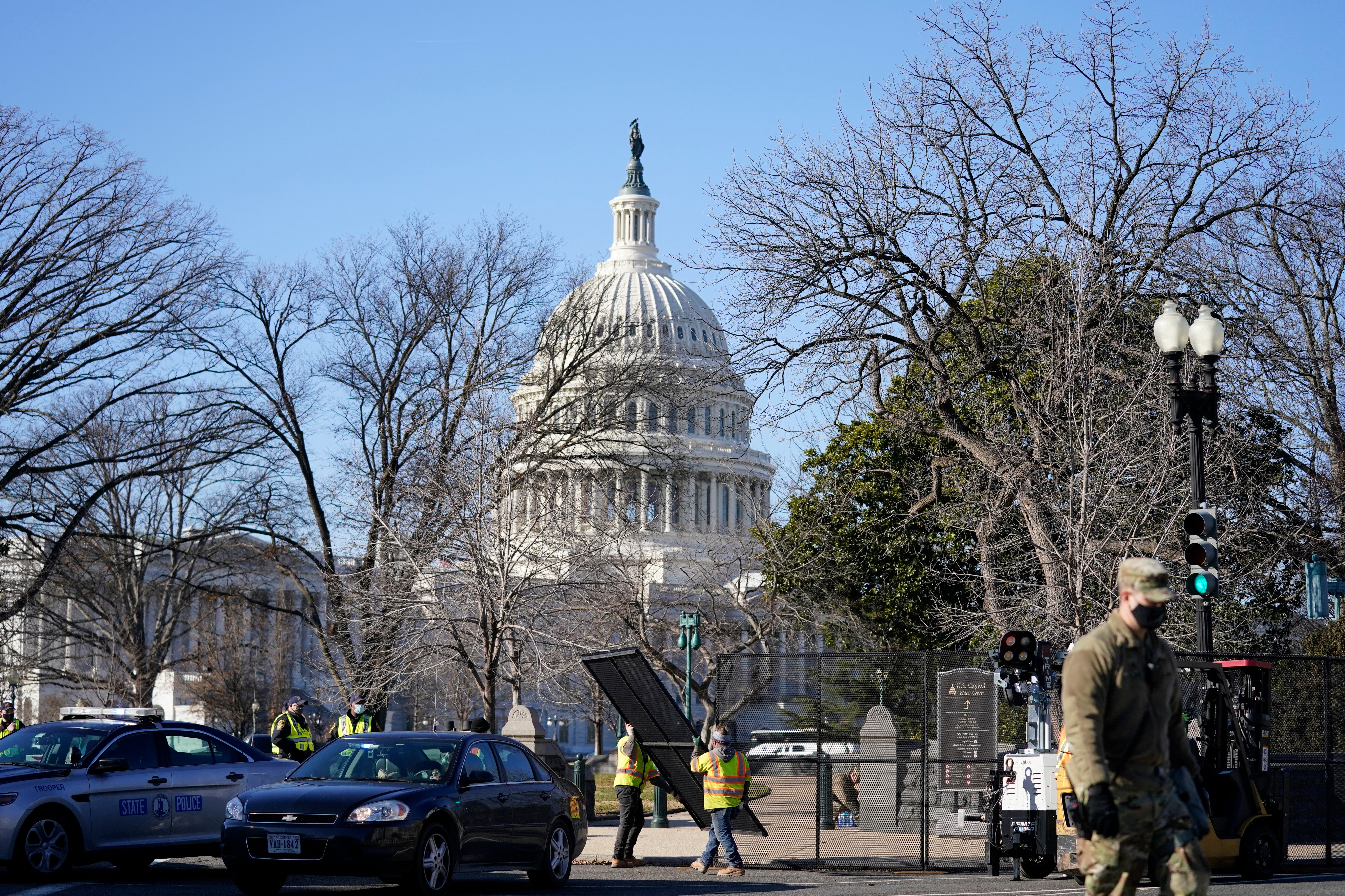 Security is being ramped up for Biden’s inauguration