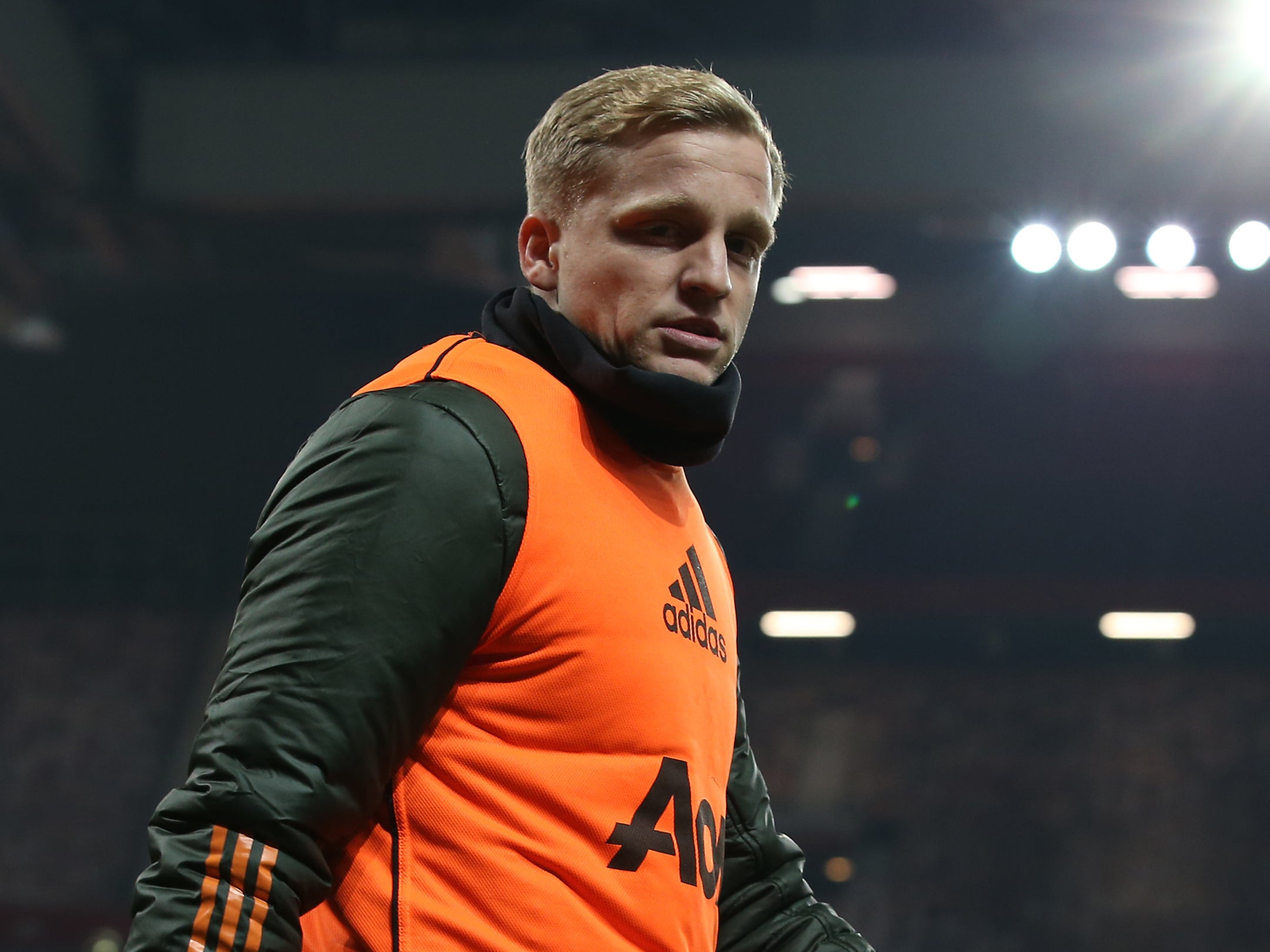 Manchester United midfielder Donny van de Beek