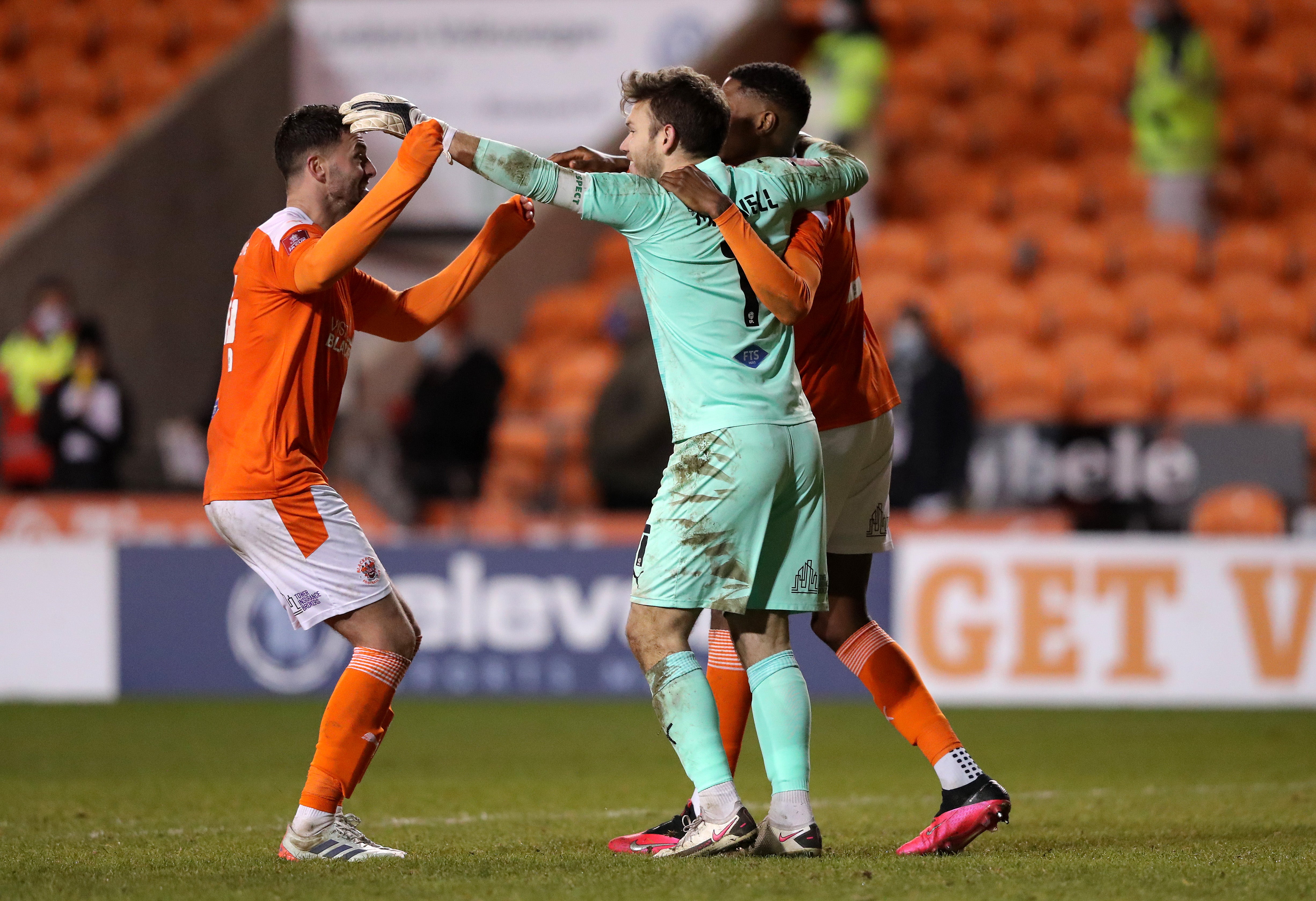 Blackpool goalkeeper Chris Maxwell was the hero