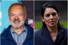 Graham Norton compares Priti Patel to school lunch monitor