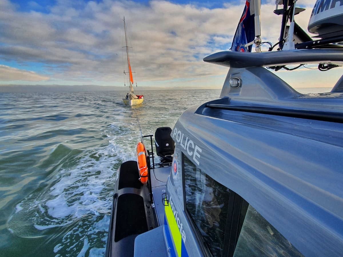 Kent Police discovered the yacht at around 11am on Sunday morning