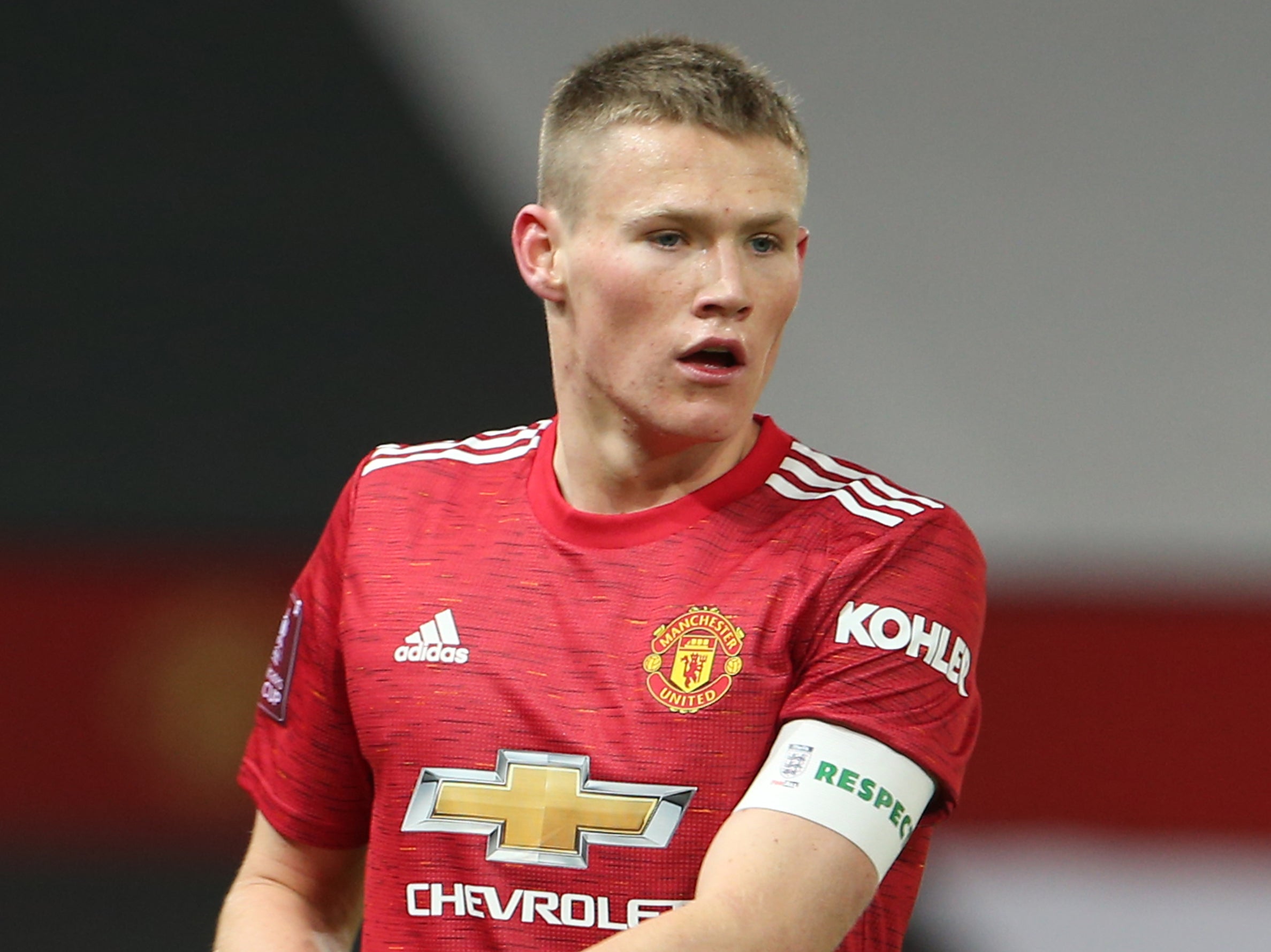 Manchester United midfielder Scott McTominay