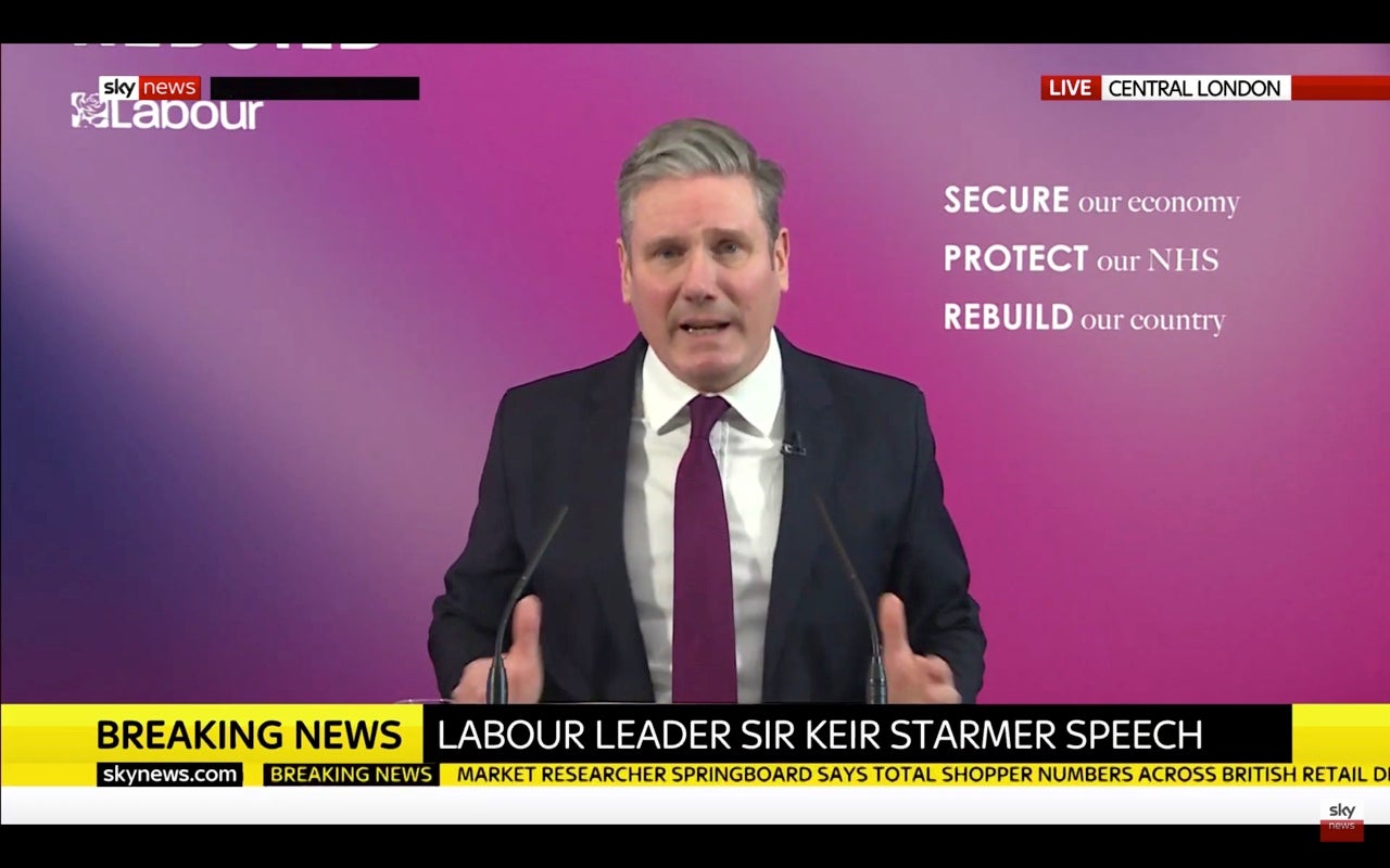 Starmer calls for help for families in lockdown