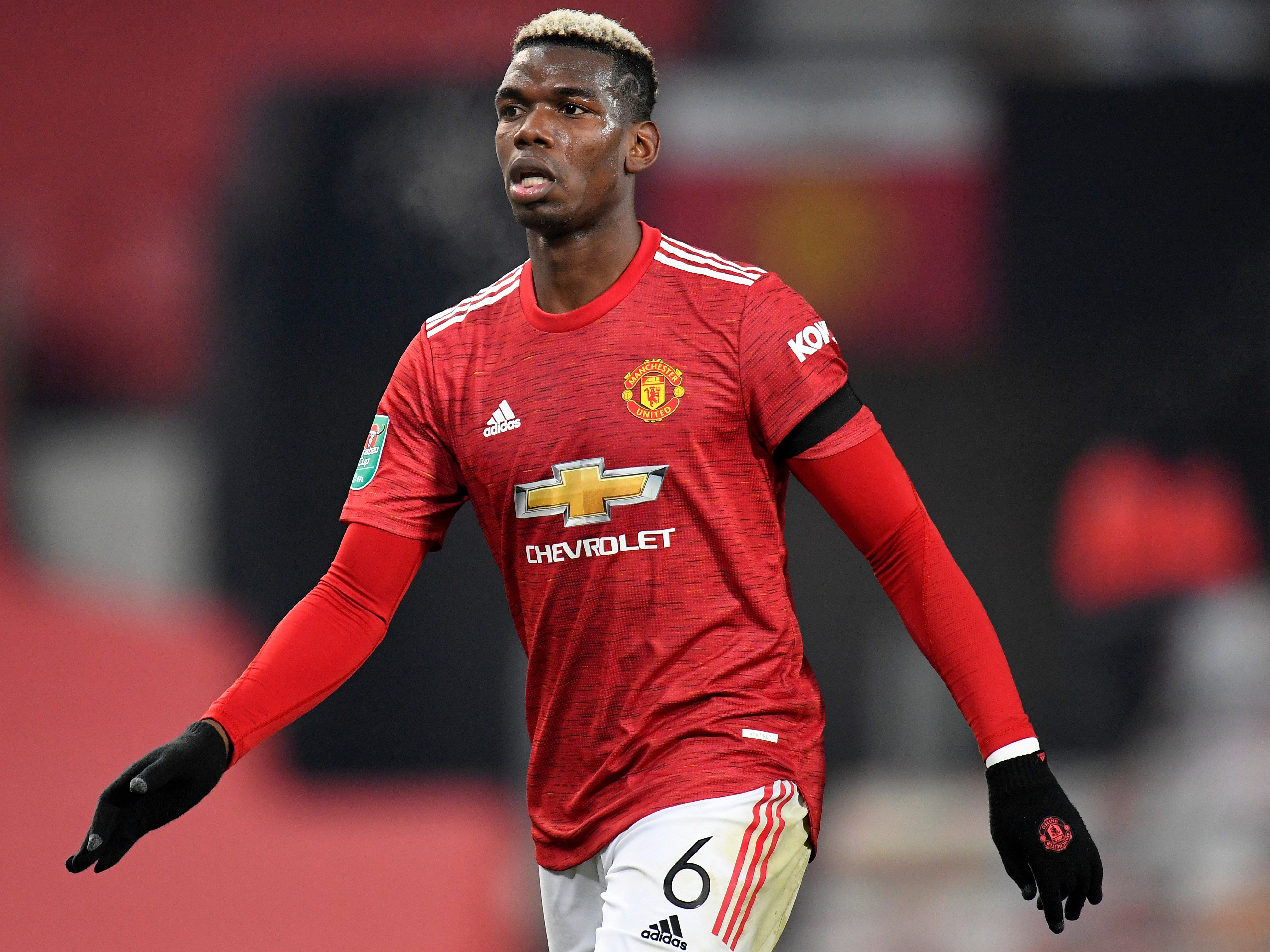 Manchester United midfielder Paul Pogba