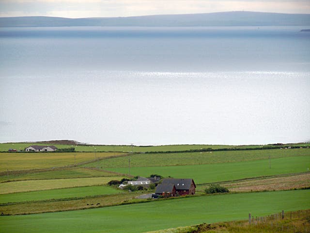 The calm waters of Scapa Flow 