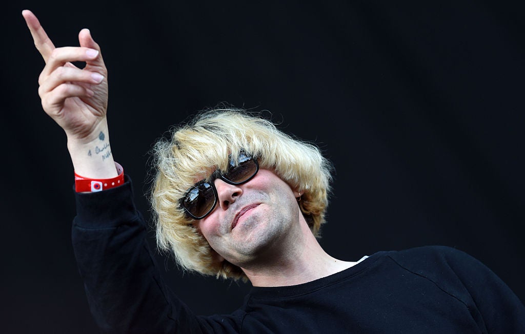 Tim Burgess performing with The Charlatans in 2015