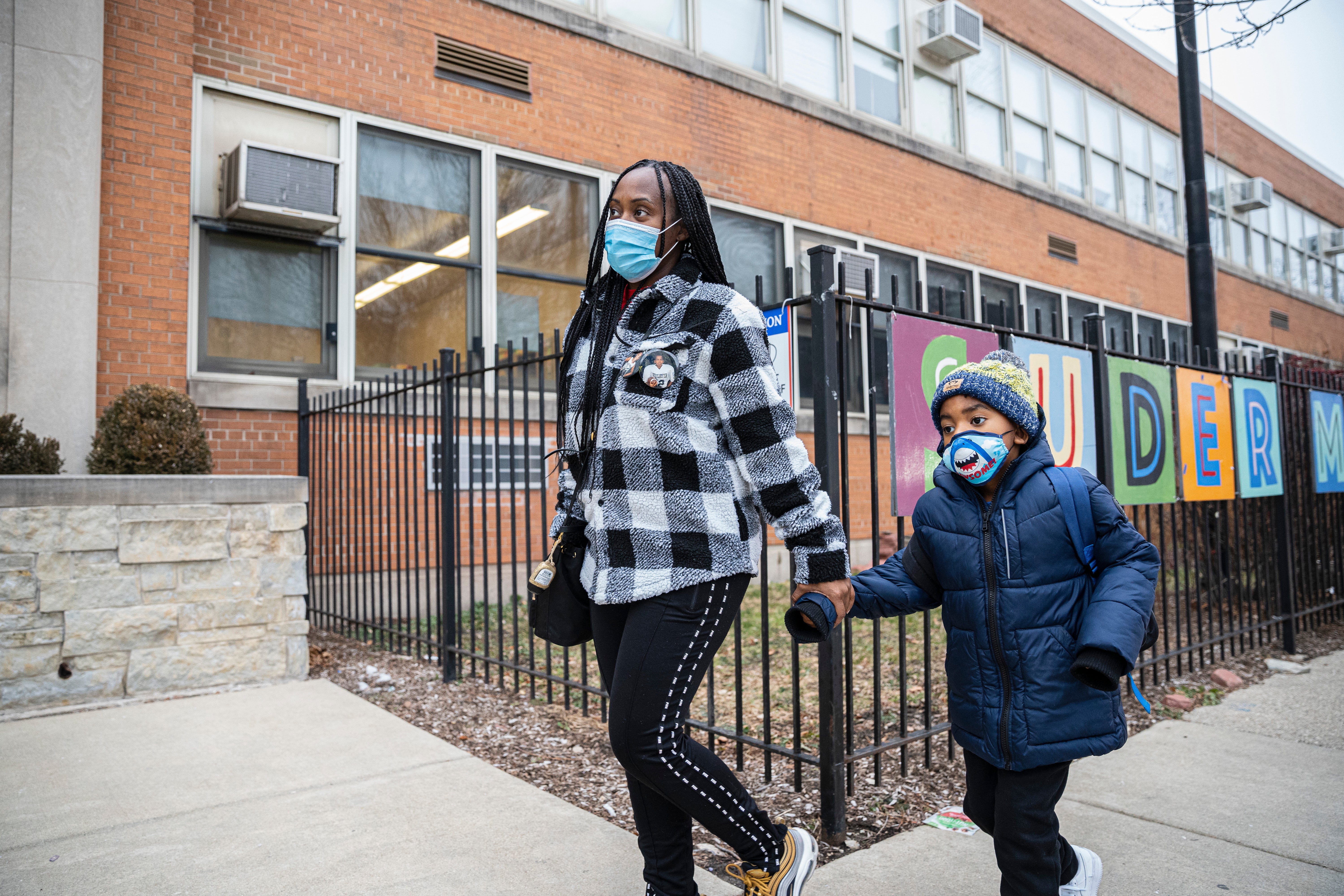 Virus Outbreak Chicago Schools