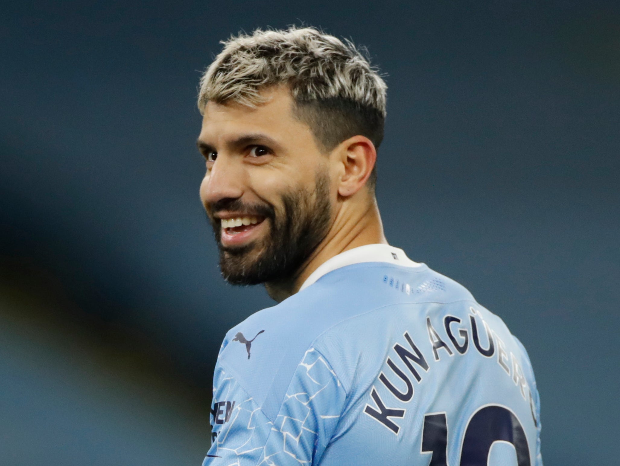 Manchester City striker Sergio Aguero