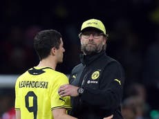 Lewandowski reveals €50 bet with Klopp at Dortmund