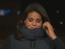 CNN reporter breaks down in tears live on air over Covid crisis in Los Angeles 