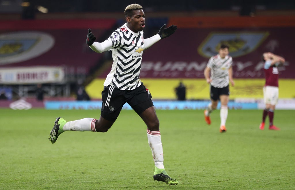 Paul Pogba celebrates