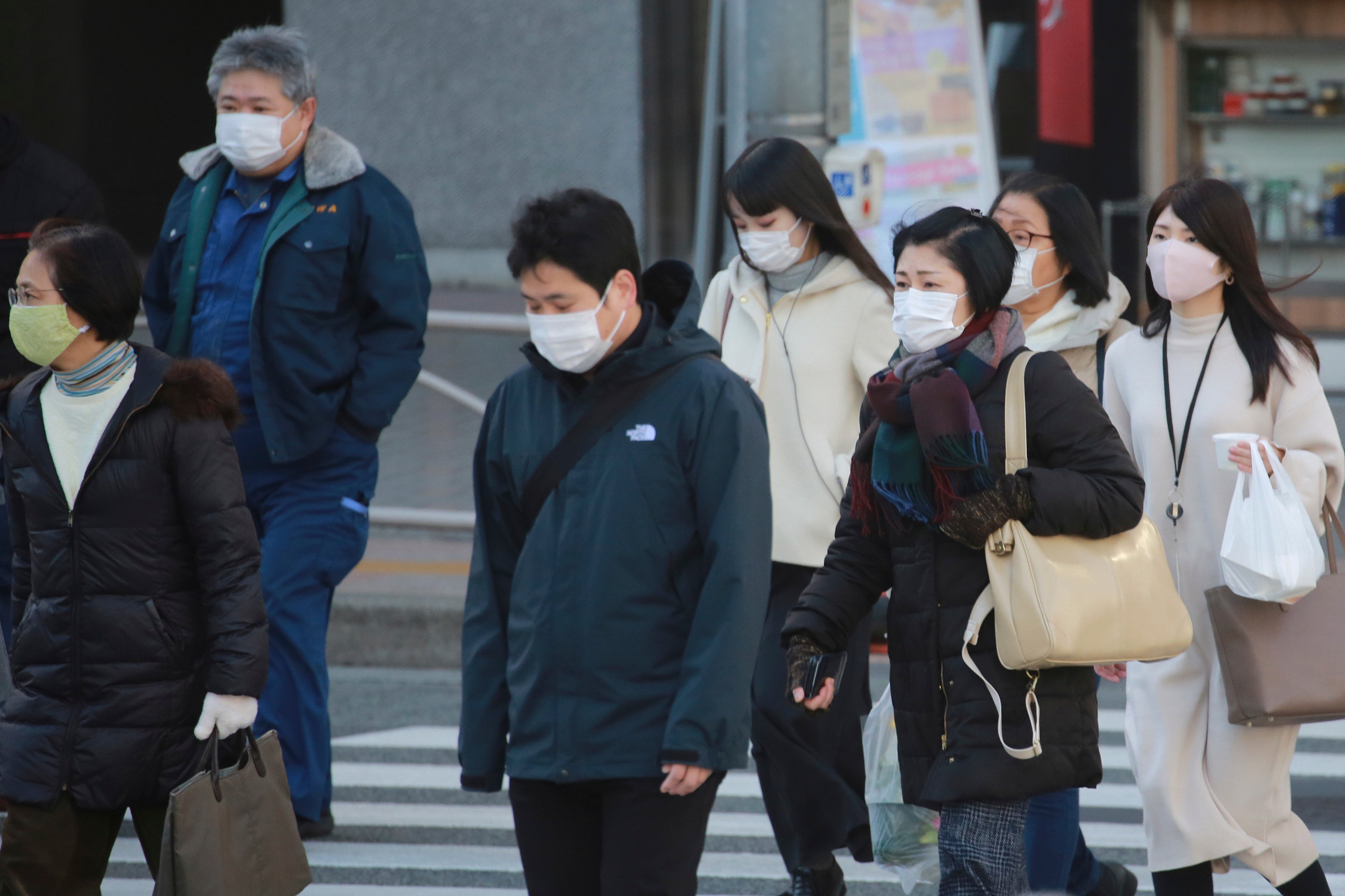 Virus Outbreak Japan Daily Life