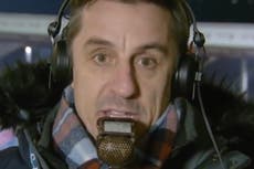 Neville apologises for commentary during United victory over Burnley