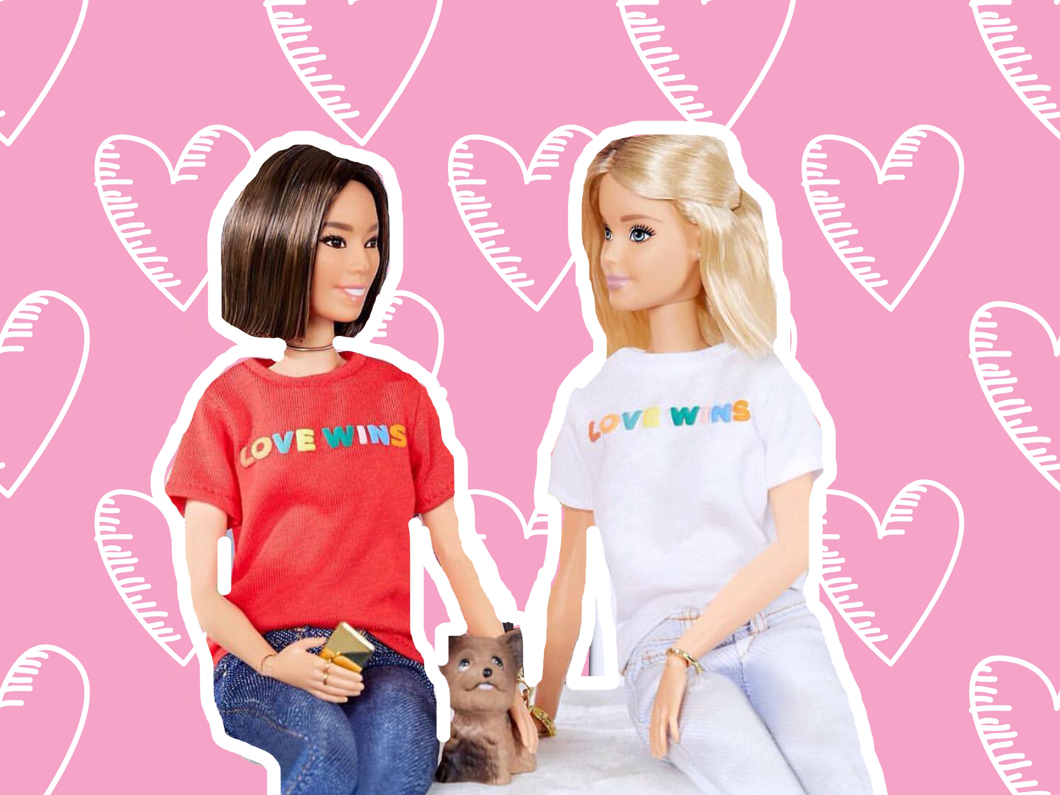 Diversity dolls: Barbie and friend