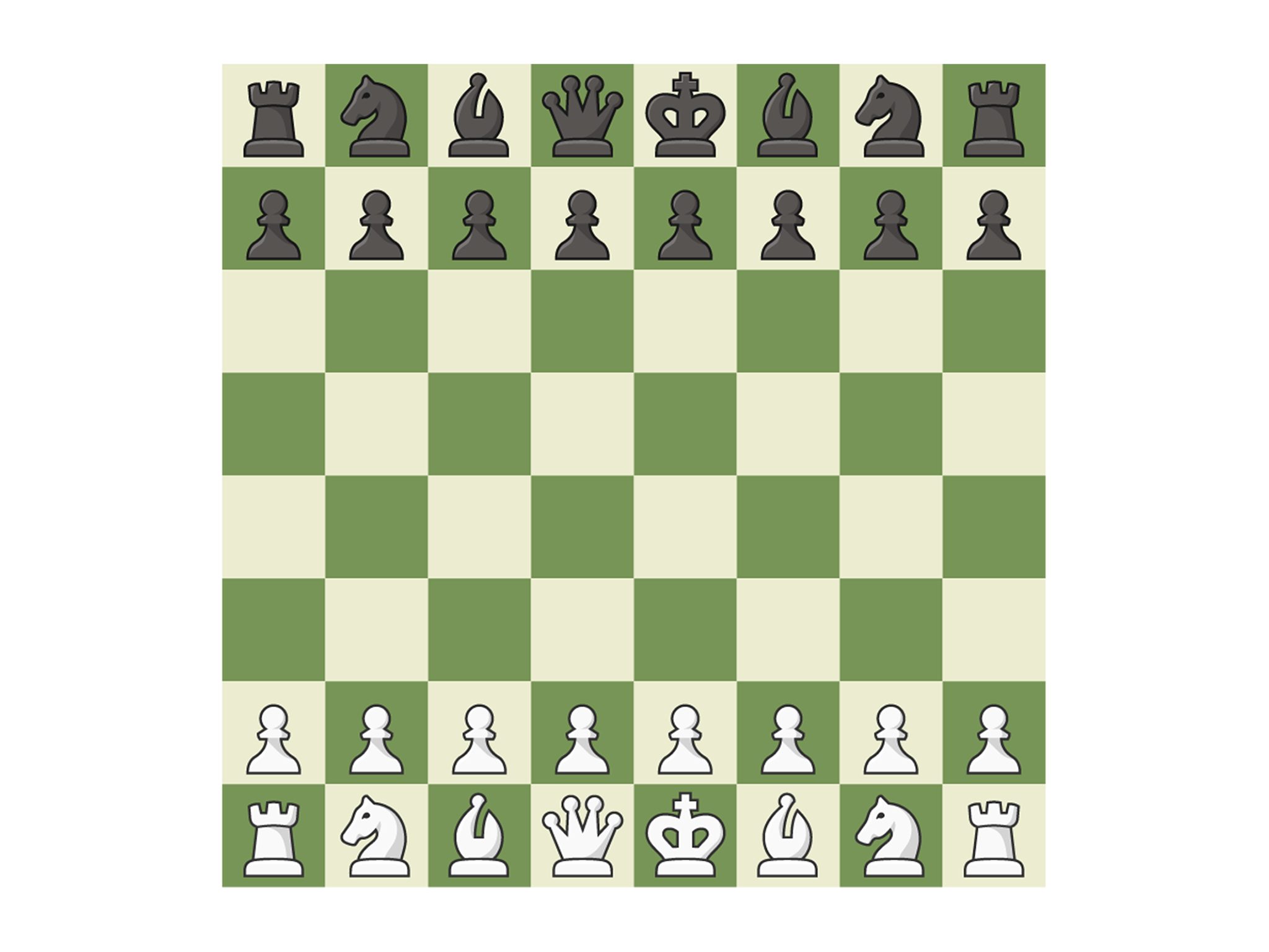 The deceptively calm board of bullet chess