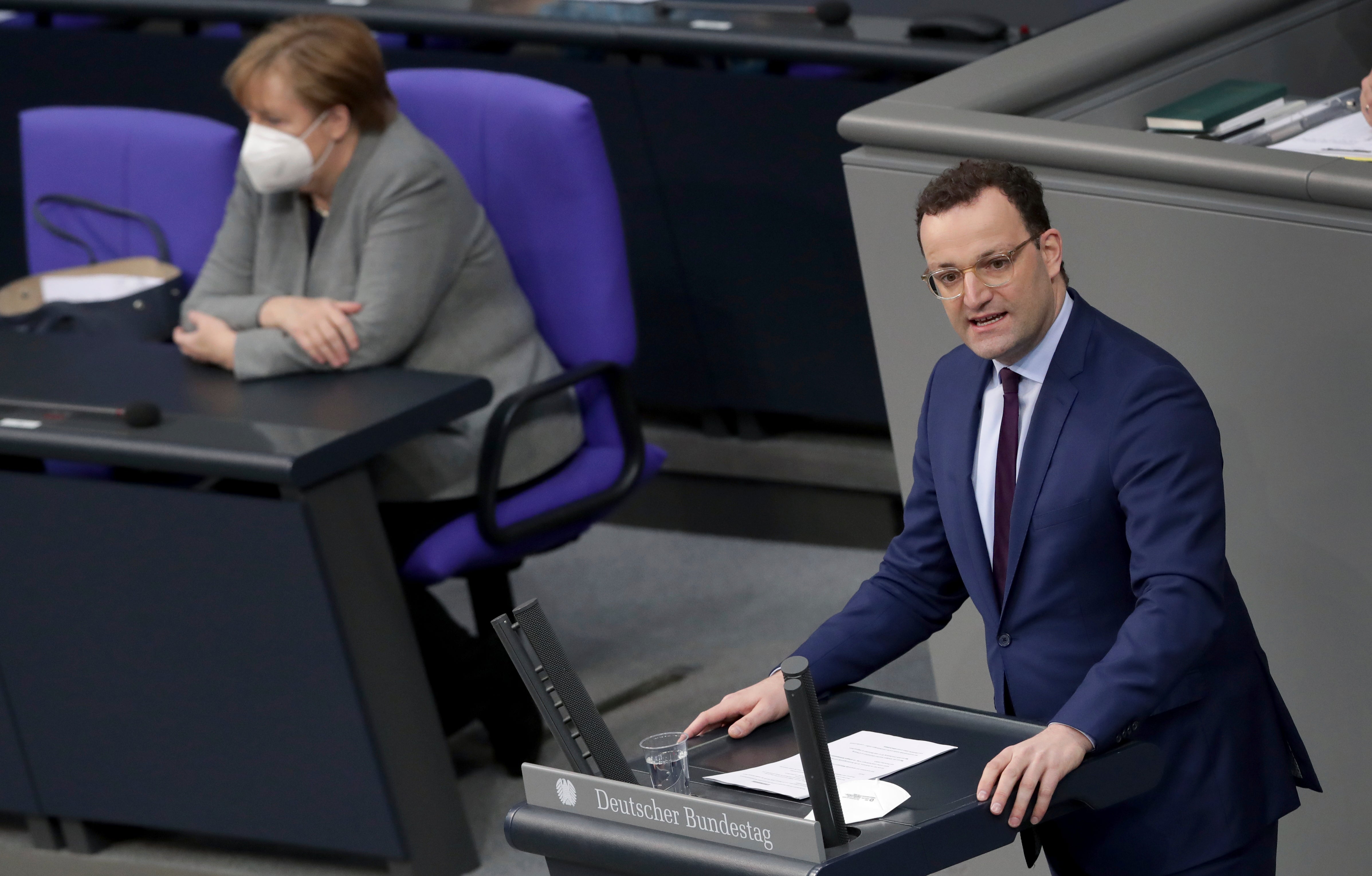 Virus Outbreak Germany Parliament