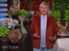 Ellen Degeneres returns to talk show and describes Covid-19 symptoms