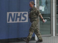 NHS calls in military to shore up understaffed intensive care wards