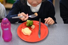 Schools told not to provide free meals over half term