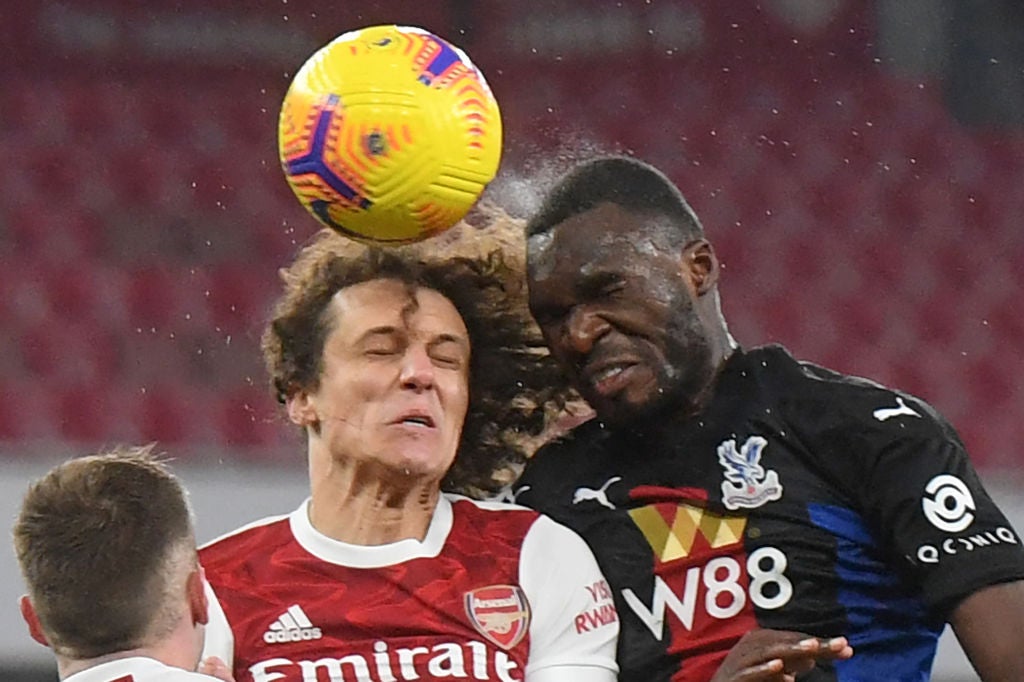 David Luiz and Christian Benteke