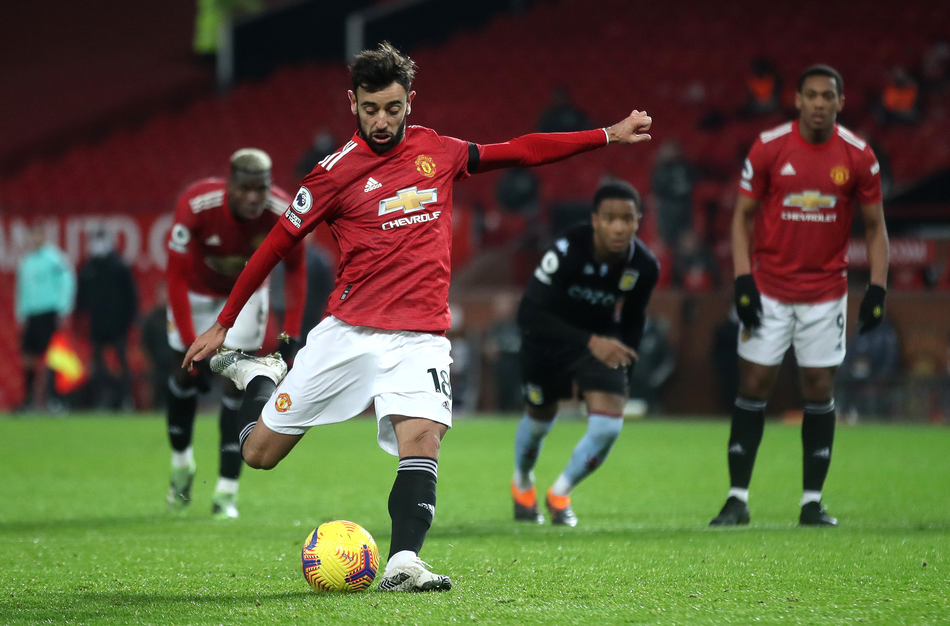 Manchester United midfielder Bruno Fernandes