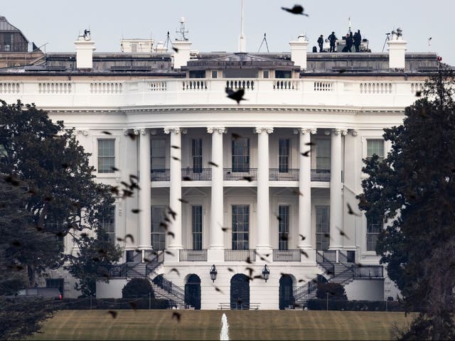 <p>Security has been increased throughout Washington DC following the breach of the US Capitol on 6 January</p>