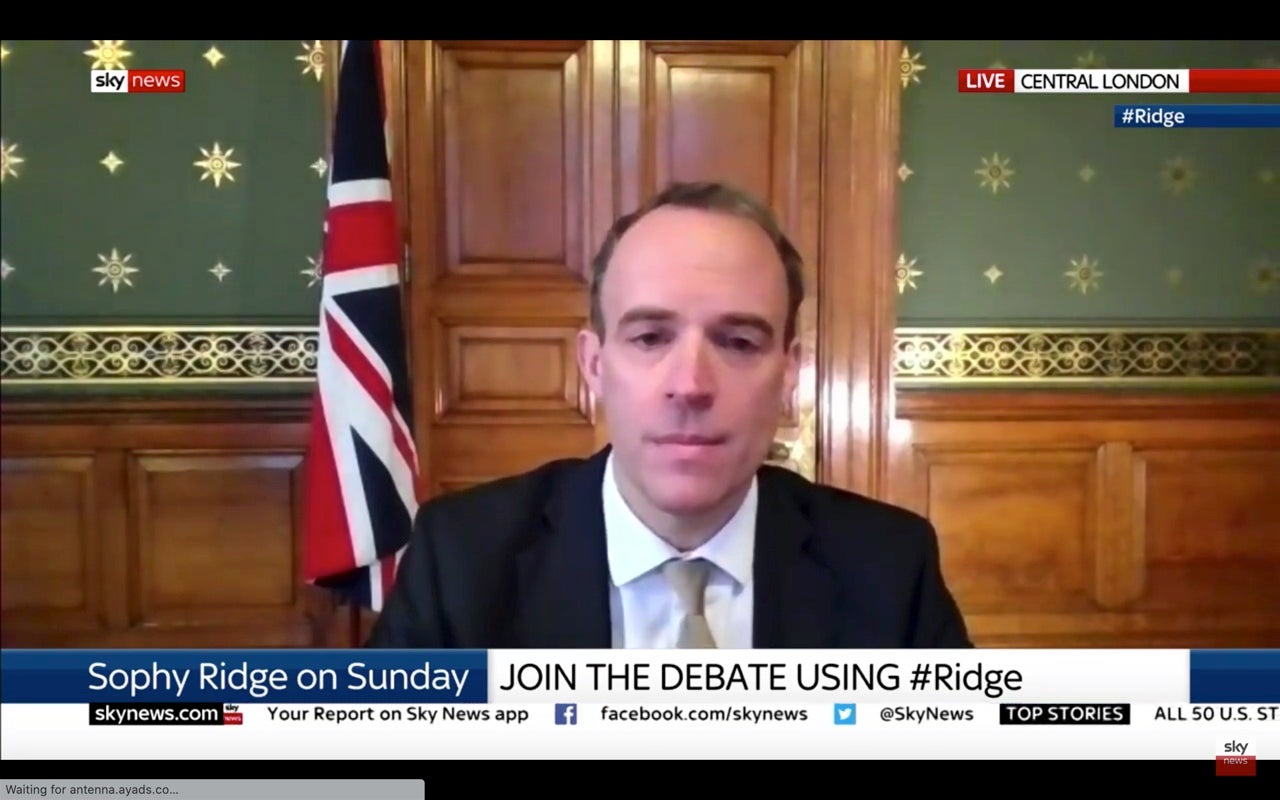 Raab refuses to guarantee second dose of Covid vaccine