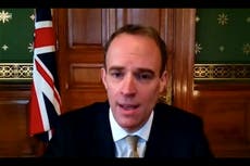 Every UK adult to be offered Covid vaccine by September, says Raab