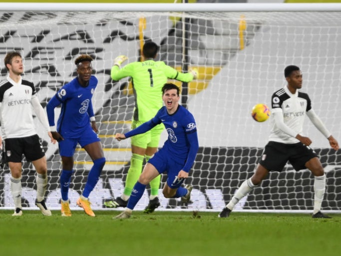 Mason Mount of Chelsea celebrates