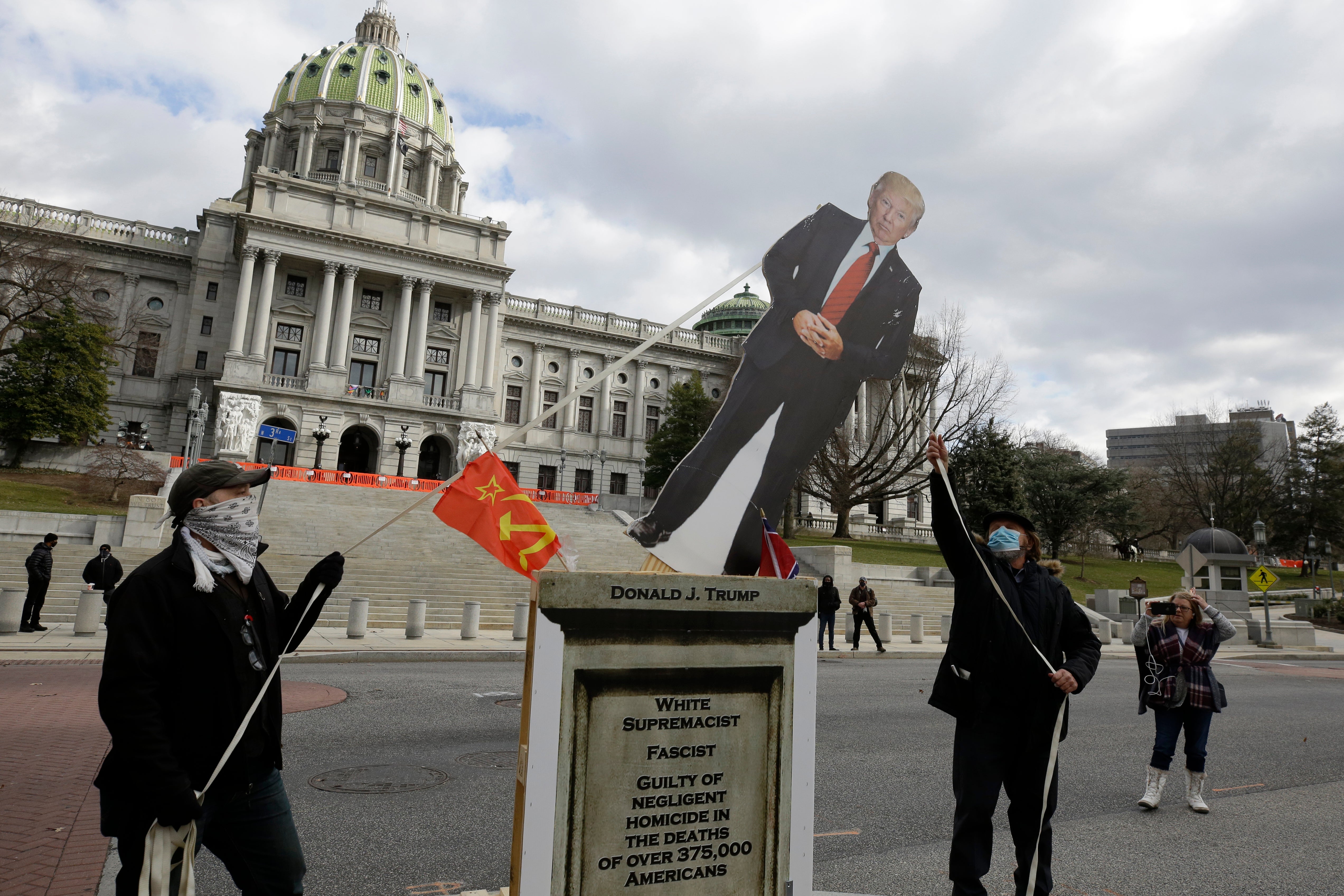 APTOPIX Capitol Breach Demonstrations Pennsylvania