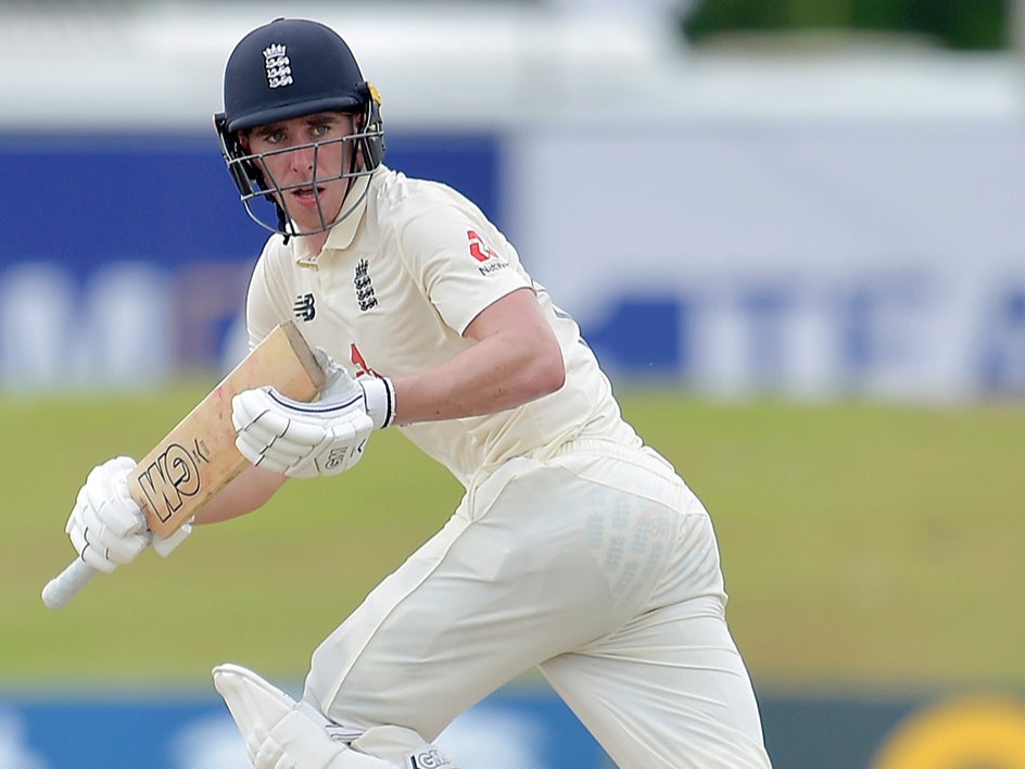 England debutant Dan Lawrence impressed throughout