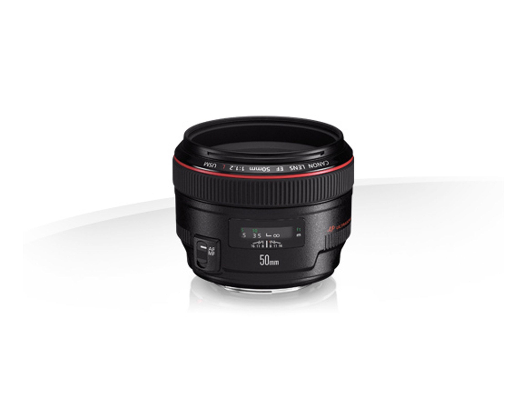 Canon EF 50mm 1.2 lens, which retails at £1449.99