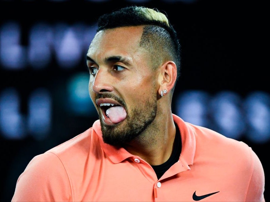 Australian tennis player Nick Kyrgios